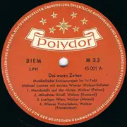 10'' - Michael Lanner Mit Seinen Wiener Walzer-Solisten , Orchester Alfred Hause - Das Waren Zeiten