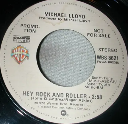 Michael Lloyd - Hey Rock And Roller