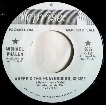 Michael P. Whalen - Where's The Playground, Susie?