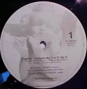 LP - Michael Rabin , Niccolò Paganini , Henryk Wieniawski , Philharmonia Orchestra , Sir Eugene Goossens - Paganini: Concerto No.1 In D / Wieniawski: Concerto No.2 In D Minor