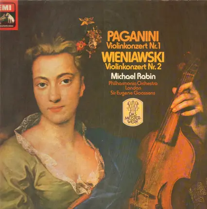 Michael Rabin, Philh Orch London, Sir E. Goossens - Paganini-Violinkonzert Nr.1, Wieniawsky-Violinkonzert Nr.2