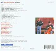 CD - Michael Riessler & Singer Pur With Vincent Courtois - Ahi Vita - Digipak