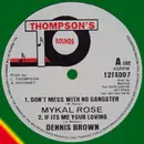 12inch Vinyl Single - Michael Rose / Dennis Brown / Thriller U - Don't Mess With No Gangster / If Its Me Your Loving / Smile