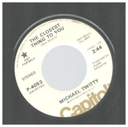 Michael Twitty - The Closest Thing To You