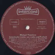 LP - Michael Theodore Tenor, Mikis Theodorakis , Manos Hadjidakis - Griechische Lieder Von Liebe Und Freiheit
