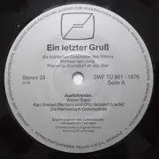 LP - Michael Von Jung - Ein Letzter Gruß - Die Fröhlichen Grablieder Des Ritters Michael Jung, Pfarrer Zu Kirchdorf An Der Iller