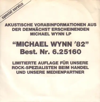 Michael Wynn - Keep On Fighting / Evil