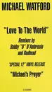 12'' - Michael Watford - Love To The World / Michael's Prayer