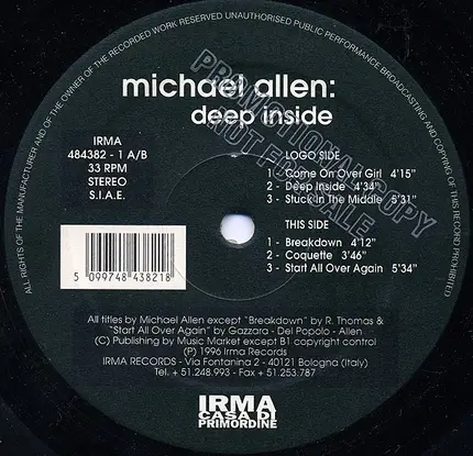 Michael Allen - Deep Inside