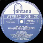 LP - Michael Ende - Jim Knopf Und Lukas Der Lokomotivführer 3 - Von Kummerland Nach Lummerland