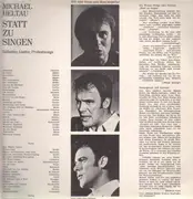 LP - Michael Heltau - Statt zu singen