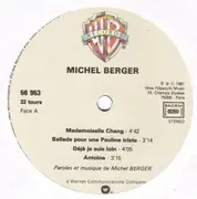 LP - Michel Berger - Beaurivage