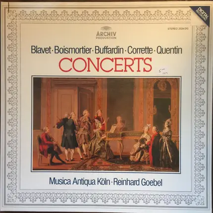 Blavet / de Boismortier / Buffardin / Corrette - Concerts