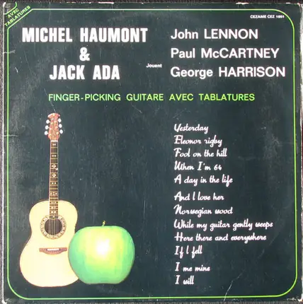 Michel Haumont & Jack Ada - Jouent John Lennon, Paul McCartney, George Harrison - Finger-picking Guitare Avec Tablatures