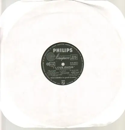 Michel Legrand And His Orchestra - I Love Paris