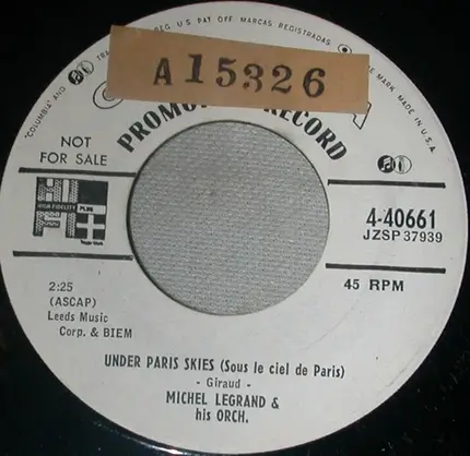 Michel Legrand Et Son Orchestre - Merry-Go-Round / Under Paris Skies