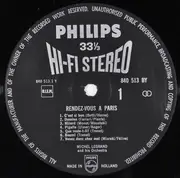 LP - Michel Legrand Et Son Orchestre - Rendez-Vous A Paris
