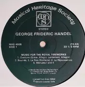 LP - Michel Piguet , The Edward Tarr Brass Ensemble , La Bande Des Hautbois - George Frideric Handel; Music for the Royal Fireworks; Lully - Krieger - Telemann Suites