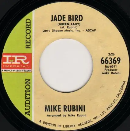 Michel Rubini - Ballade Of Polly Maggoo / Jade Bird (Green Lady)