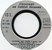 7inch Vinyl Single - Michel Vitold - Honneur Au Soldat Inconnu
