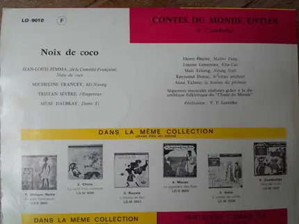 Micheline Francey , Jean-Louis Jemma , Muse Dalbray - VI. Cambodge : Noix de Coco