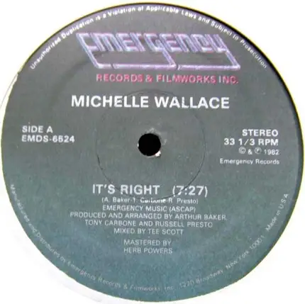 Michelle Wallace - It's Right