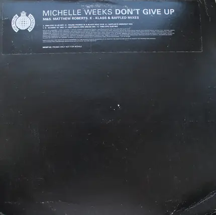 Michelle Weeks - Don't Give Up