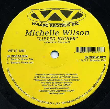 Michelle Wilson - Lifted Higher