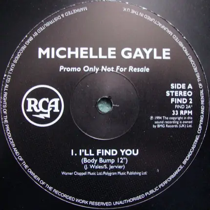 Michelle Gayle - I'll Find You