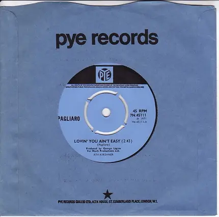 Michel Pagliaro - Lovin' You Ain't Easy