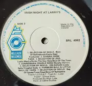 LP - Mick Foster - Irish Night At Larry's - Recorded Live At Larry's, Mullingar