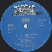 12inch Vinyl Single - Mick Jackson - You Don't Light My Fire