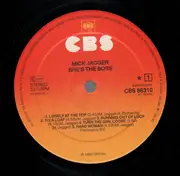 LP - Mick Jagger - She's The Boss - Sunburst label