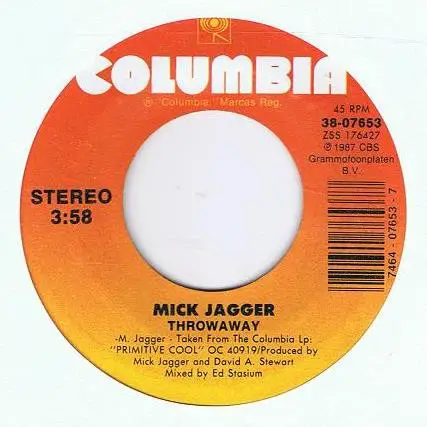 Mick Jagger - Throwaway