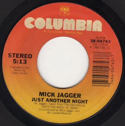 Mick Jagger - Just Another Night