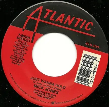 Mick Jones - Just Wanna Hold