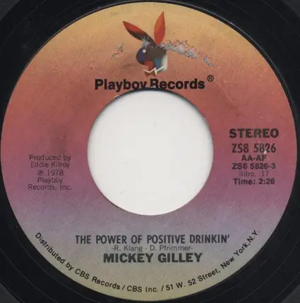 Mickey Gilley - The Power Of Positive Drinkn' / Playing My Old Piano