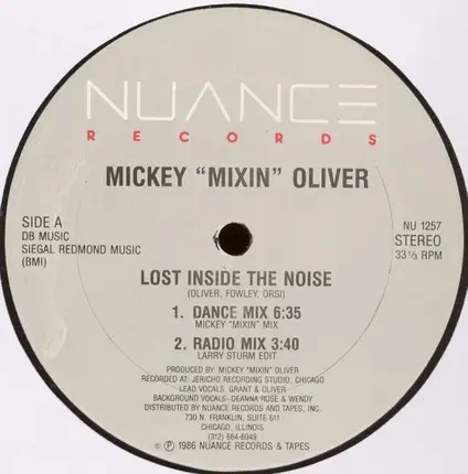 Mickey Oliver - Lost Inside The Noise
