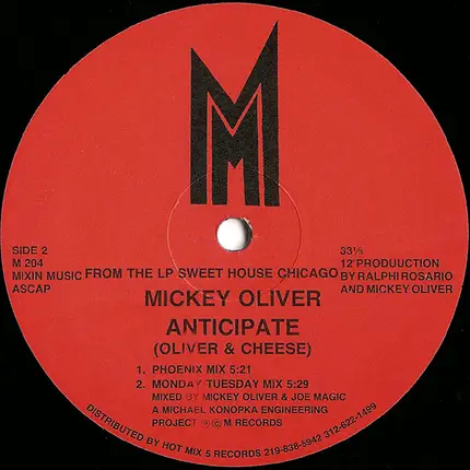 Mickey Oliver - Anticipate