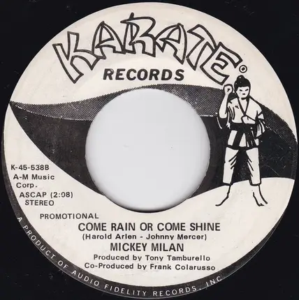 Mickey Milan - This Heart / Come Rain Or Come Shine