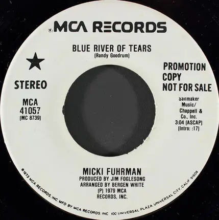 Micki Fuhrman - Blue River Of Tears