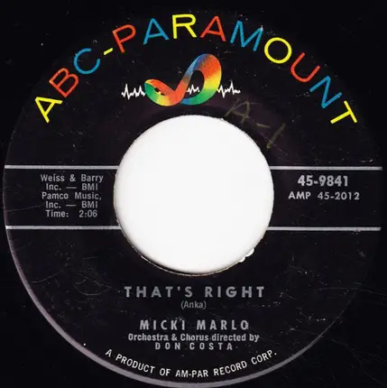 Micki Marlo - That's Right