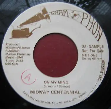Midway Centennial - On My Mind / Friday - Back In Love