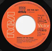 7inch Vinyl Single - Middle Of The Road - Bottoms Up / See The Sky