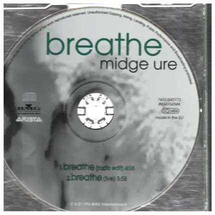 Midge Ure - Breathe/Intl.Vers.(New Packag)