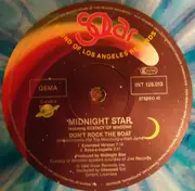 12inch Vinyl Single - Midnight Star Featuring Ecstacy - Don't Rock The Boat - Blue-White Marbled