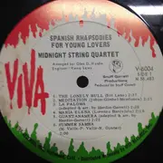 LP - Midnight String Quartet - Spanish Rhapsodies For Young Lovers - Mono