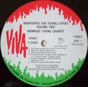LP - Midnight String Quartet - Rhapsodies For Young Lovers Volume Two