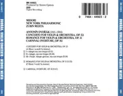 CD - Dvořák - Violin Concerto - Romance - Carnival Overture (Midori)