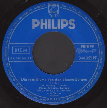 Mieke Telkamp , Willy Berking Und Sein Orchester - Was Kann Denn Noch Schöner Sein?